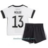 Conjunto (Camiseta+Pantalón Corto) Alemania Muller 13 Primera Equipación Mundial 2022 - Niño